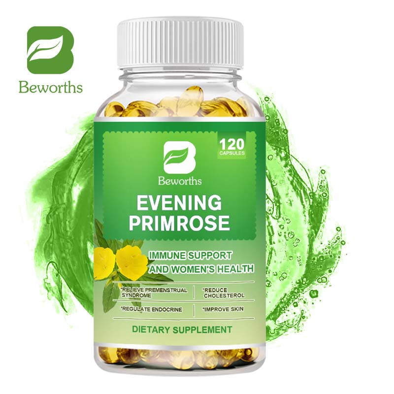 BEWORTHS Viên nang hoa anh thảo 800mg giúp tăng cường làn da khỏe mạnh & sức khỏe tim mạch Cân bằng nội tiết tố Hỗ trợ dinh dưỡng cho phụ nữ