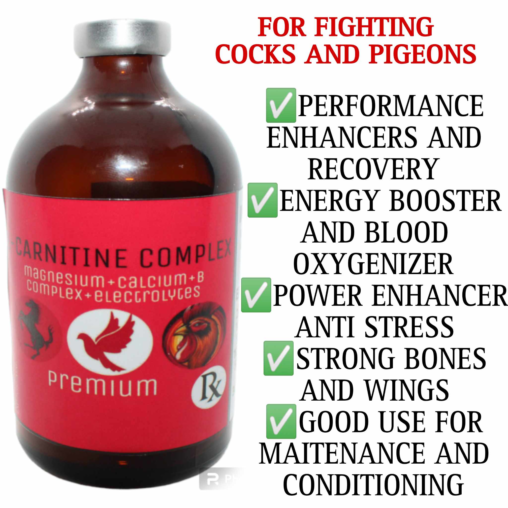 l carnitine for gamefowl L-Carni (15 ml) the purest form of L l carnitine for gamefowl Reload