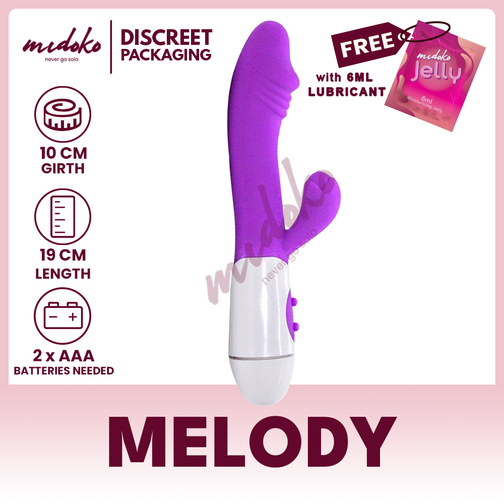 Midoko Dual Head Rabbit Vibrator - 30 Speed G-Spot Stimulator