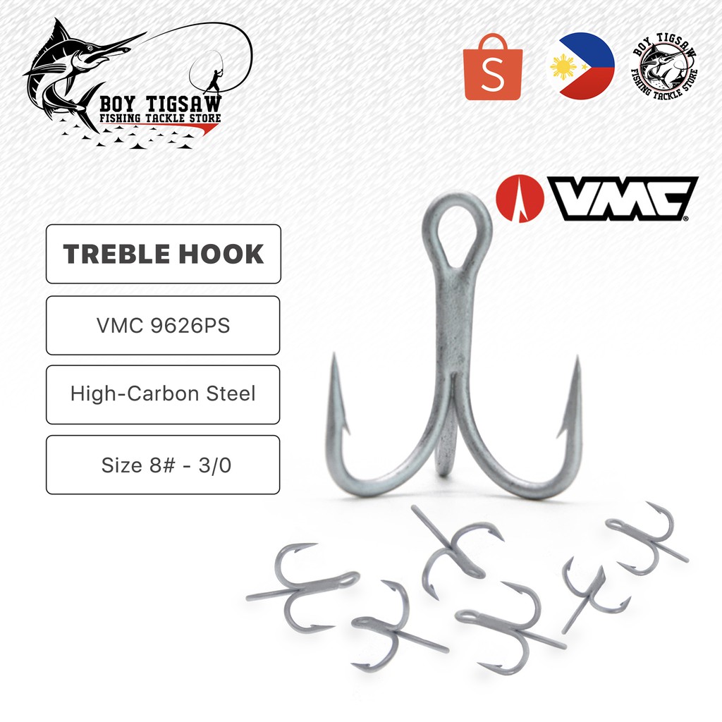 Fishing hooks treble hook VMC 9626 PS 10PCS 