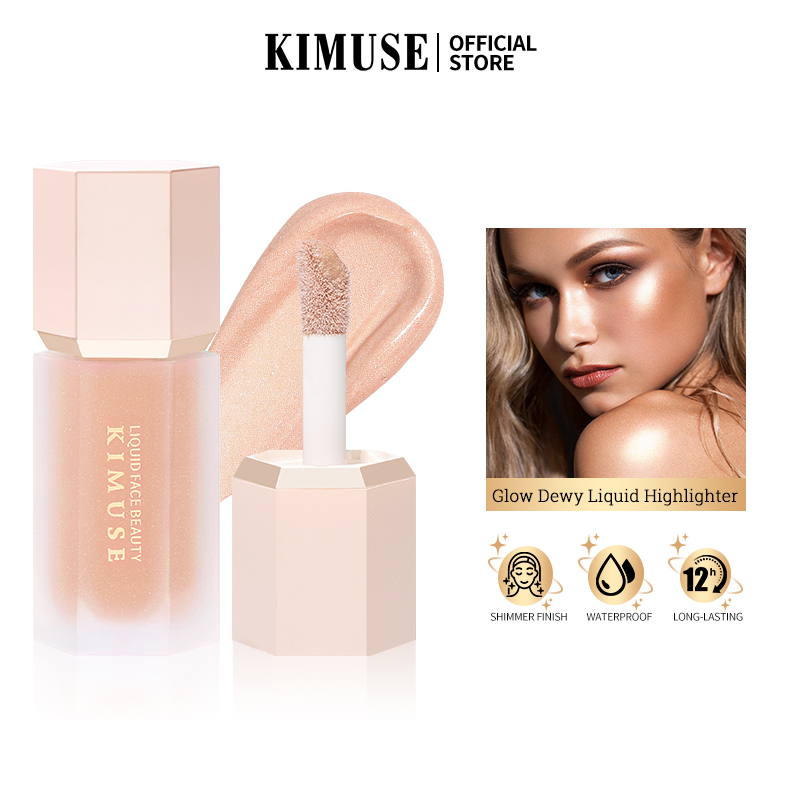 Discount on KIMUSE  shoes - SKU: KIMUSE Glow Dewy Liquid Highlighter Long-lasting Smudge Proof Natural-Looking and Dewy Finish Illumi