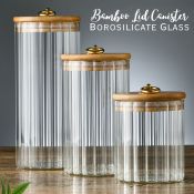 Bamboo Lid Glass Food Container by 