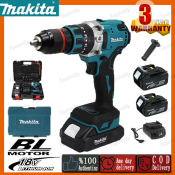 Makita Cordless Brushless Electric Drill with 20+3 Torque, 18V