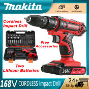 Japan Cordless Impact Drill Kit with Free Accessories Set
