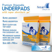 First Aid Disposable Underpads 600x900mm 10pads/per pack