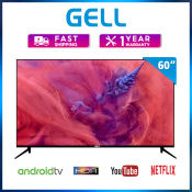 GELL Smart TV - 55/60/65 Inches, Android, Netflix, Youtube