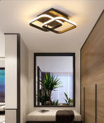 Nordic Square LED Chandelier for Home and Hallway Lighting