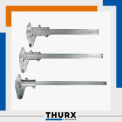 Thurx Carbon Steel Vernier Caliper - Professional Stainless Slide Measurement