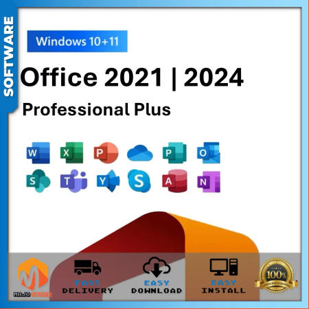 Office 2024/ 2021/2019/2016/365 All Microsoft Office Version LifeTime Genuine Product Key Support Mac, Windows, Genuine Original Lifetime Activation Key