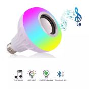 Smart LED Bulb with Bluetooth Speaker and RGB Light