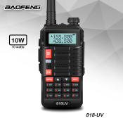 Baofeng 818-UV UHF VHF 10W  Walkie Talkie Two Way Radio