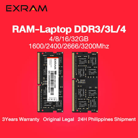EXRAM DDR4 SODIMM Memory - 4GB to 16GB Options -