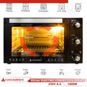 Hanabishi 55L Electric Convection Oven with Rotisserie - Gold