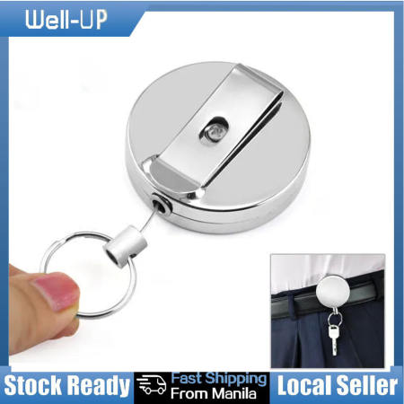 Telescopic Key Ring Clip - Anti-theft Retractable Keychain