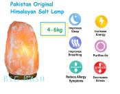 Himalayan Salt Lamp 4-6kg - Natural Shape, Pakistani brand