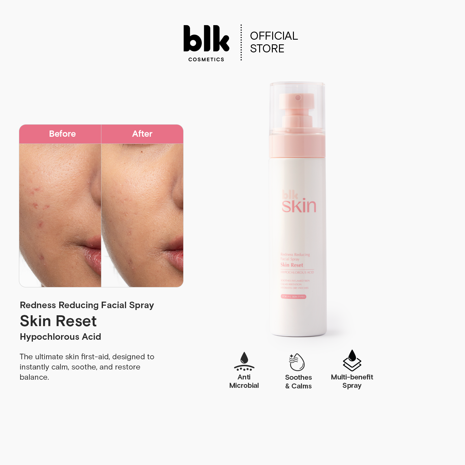 Discount on BLK Cosmetics  shoes - SKU: blk cosmetics skin brightening & soothing skin reset