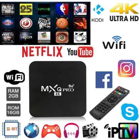 MX Q Pro 5G TV Box - 4K Android Smart Box