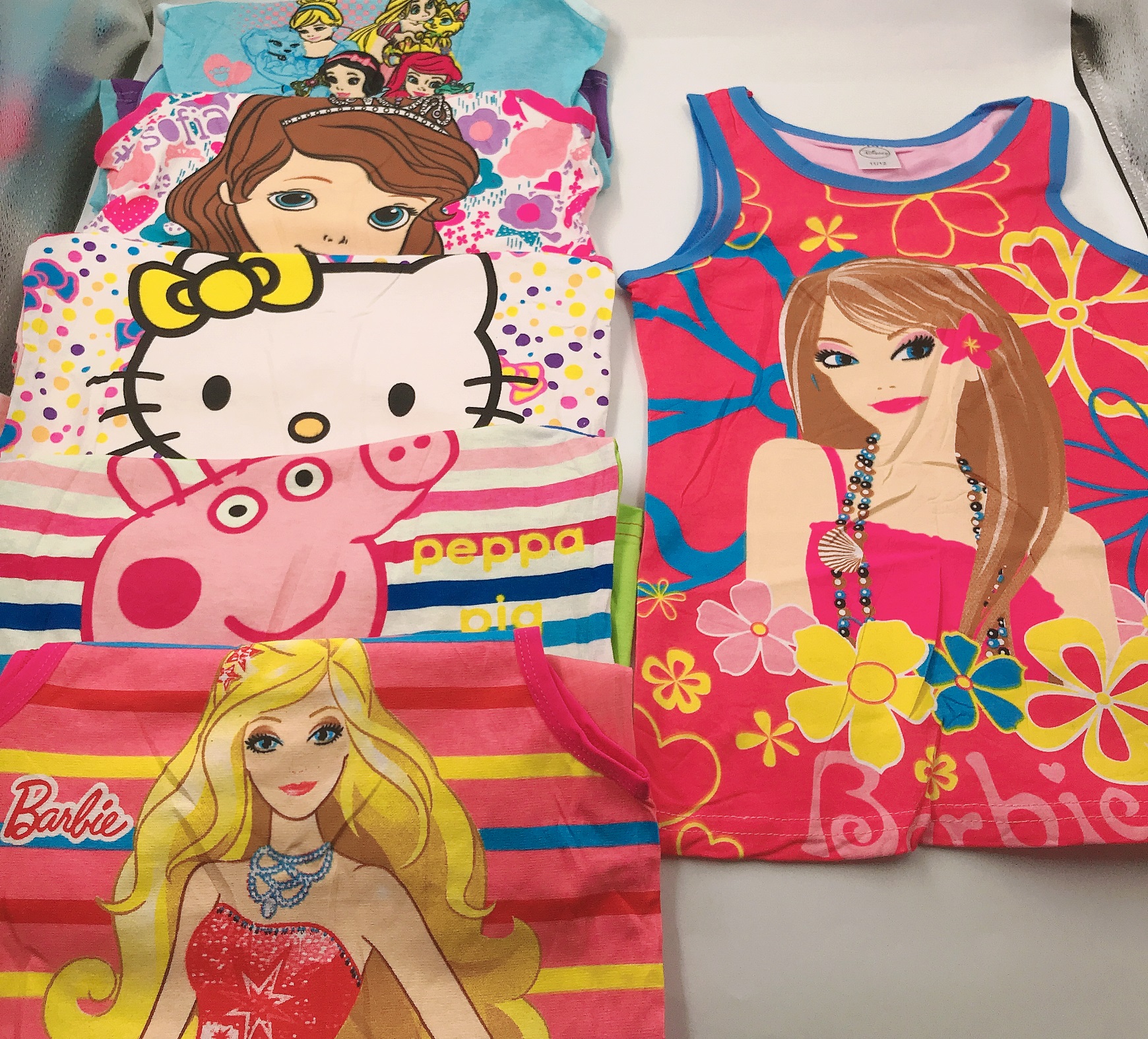 Sando for kids girl baby Cotton Sando Assorted Sticker Printed Sando For  Kids tops