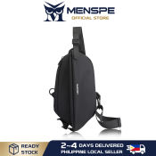 MENSPE Men's Nylon Chest Pack - Waterproof Crossbody Bag