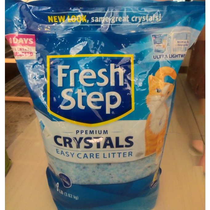 Fresh step crystals sales premium cat litter