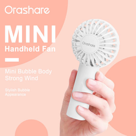 Orashare HF01 Portable Mini Fan - Strong & Silent