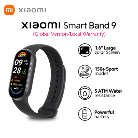 Xiaomi Smart Band 9 | 1.62'' AMOLED | 150 Sports Modes