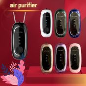 Portable Personal Air Purifier Necklace with USB Charger, Negative Ion