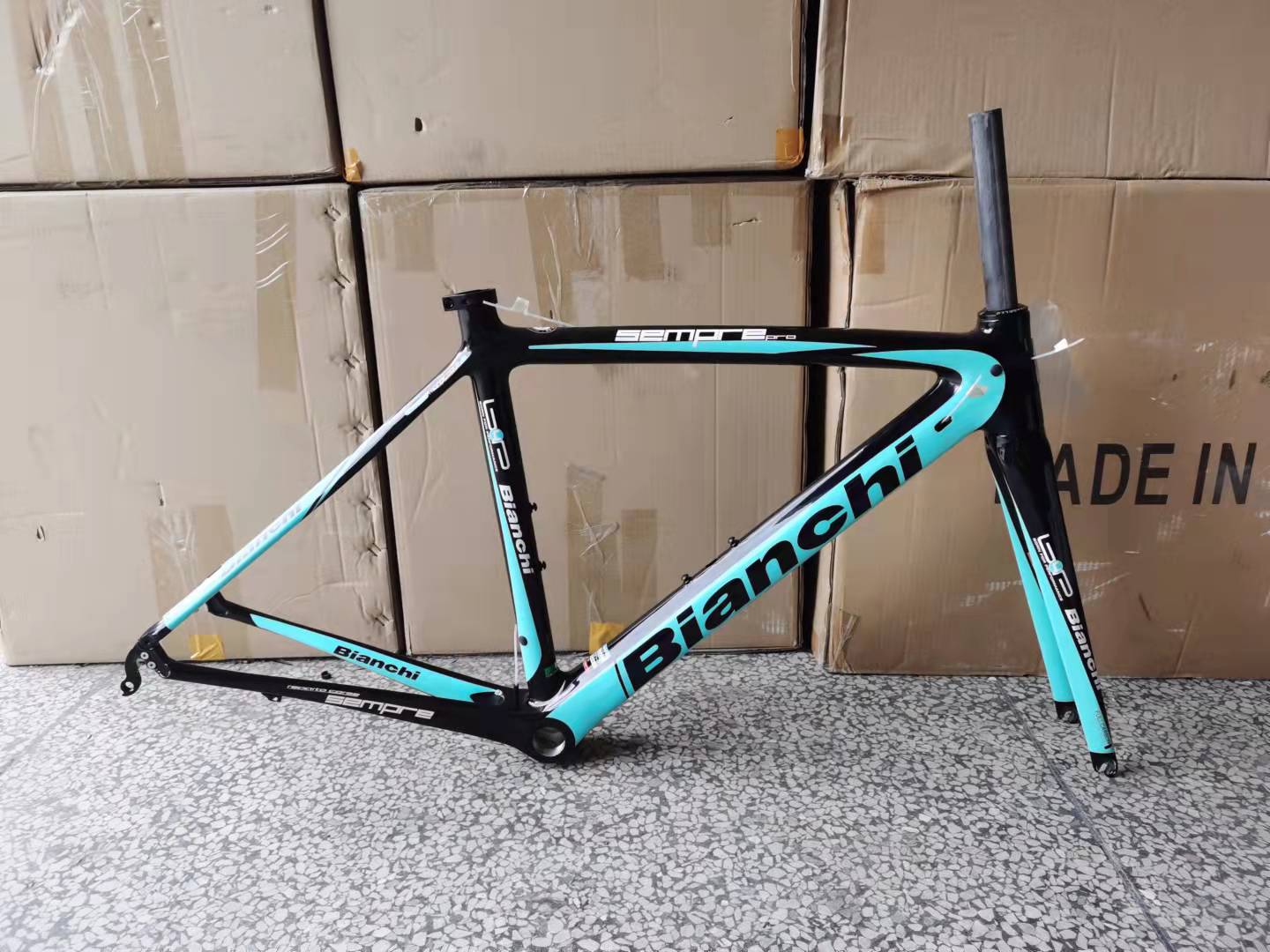 bianchi road bike frame