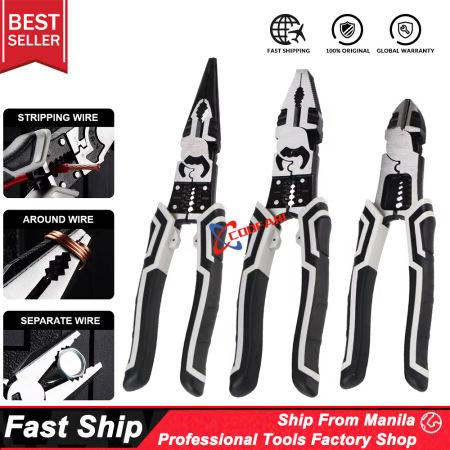 Wire Stripper Cr-V Steel Multifunctional Electrician Pliers