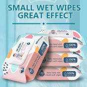 Organic Baby Wipes 80 Pcs Per Pack 99% Water Hypoallergenic