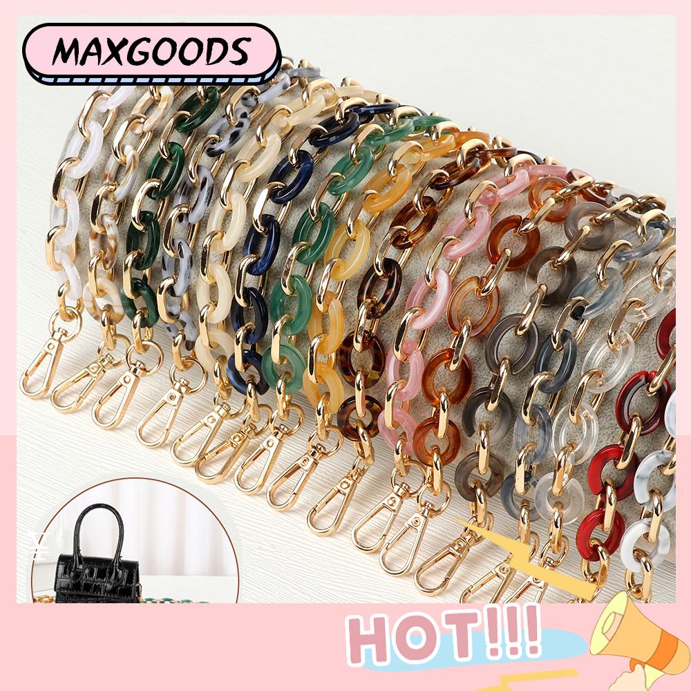  Vercord Handbag Chain Shoulder Bag Strap Replacement Acrylic  Black Chain Decoration Purse Making Accessory 18inch : Arts, Crafts & Sewing