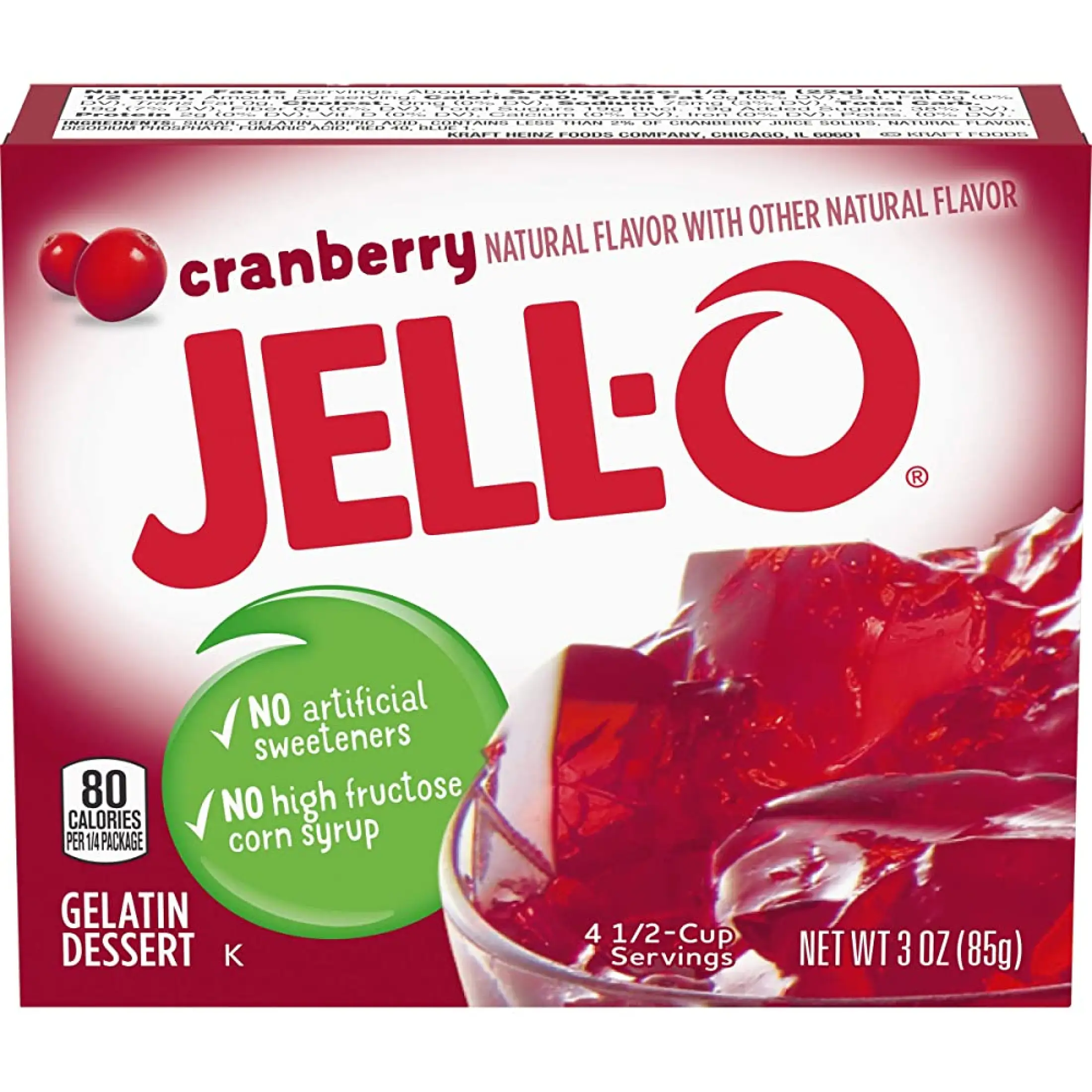 Jell O Cranberry Flavor Gelatin Dessert From Usa 85g Lazada Ph