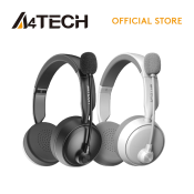 A4Tech BH230 Black/White Bluetooth v5.3 Advanced Noise Cancelling Microphone On Ear Wireless Headset