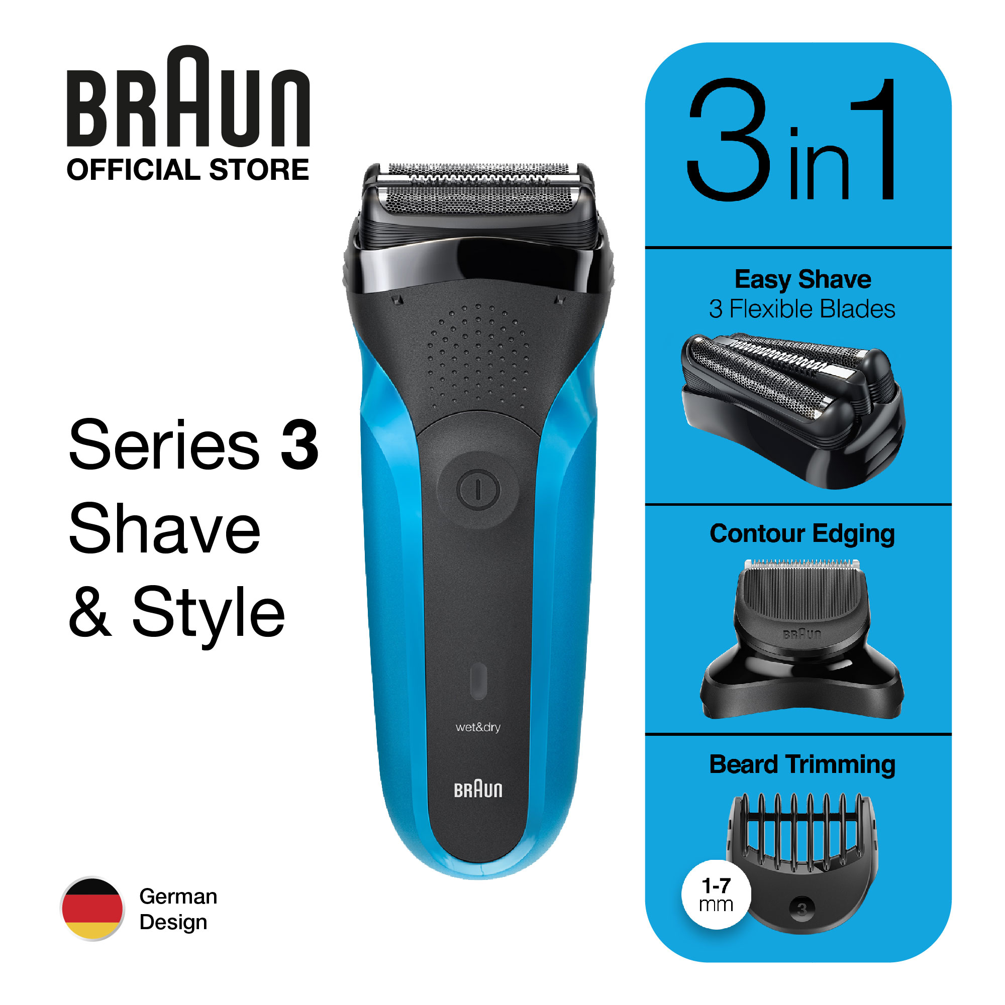 Buy Braun Series 3 Shaver online | Lazada.com.ph