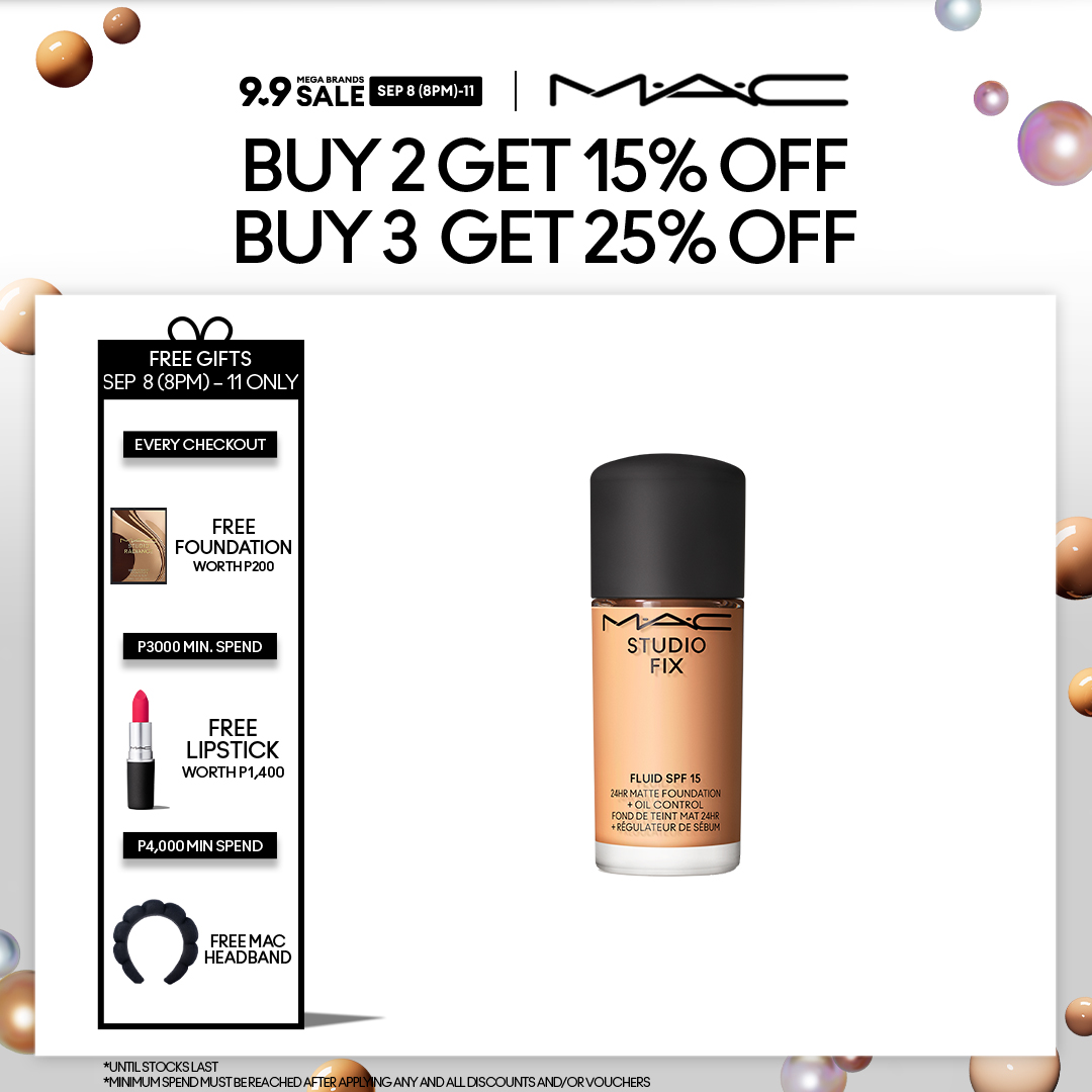 Discount on M·A·C  shoes - SKU: MAC Studio Fix Fluid SPF 15 Mini 15ml / skincare liquid foundation medium to full buildable coverage
