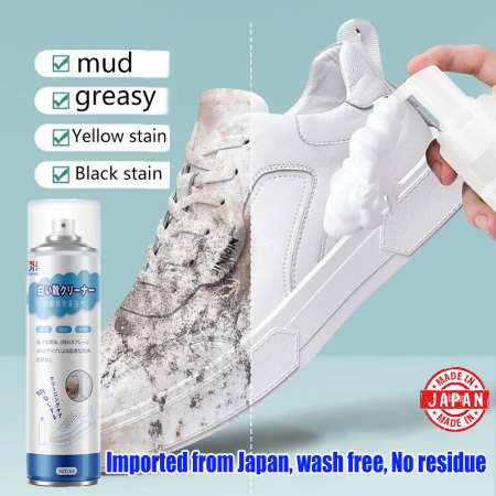 Japan White Shoe Cleaner Foam Spray - 360ml