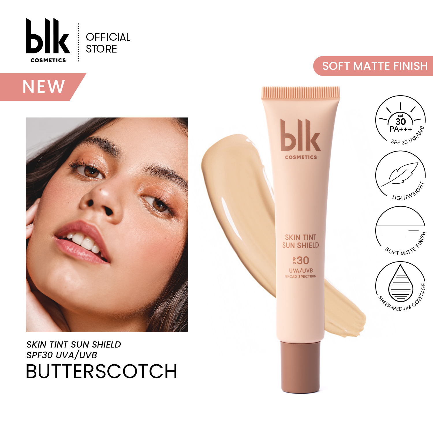 Discount on blk cosmetics  shoes - SKU: universal skin tint sun shield spf30 06 butterscotch (medium with neutral undertone)