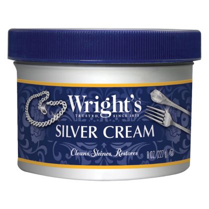 Wrights Wright's Silver Cream Cleaner Restore Anti-tarnish 8oz 227g [USA  Product]
