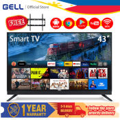 GELL 43" Android Smart TV with Multiport and Frameless Design