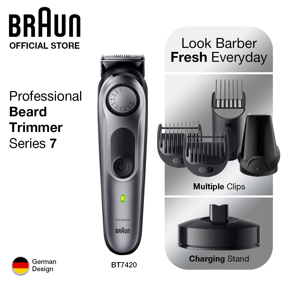 Braun Series 5 BG5360 Men's Rechargeable Body Groomer + 2 Attachment Combs