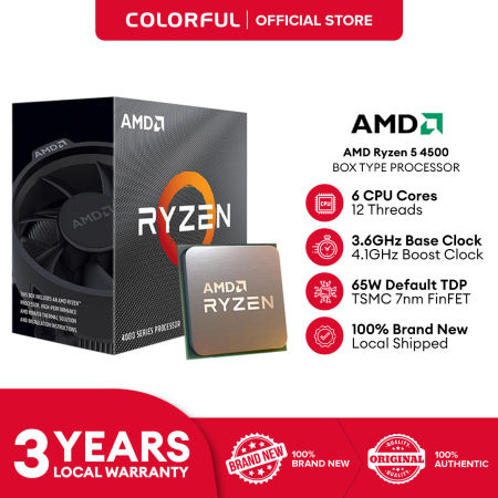 AMD Ryzen 5 4500 Boxed Desktop Processor