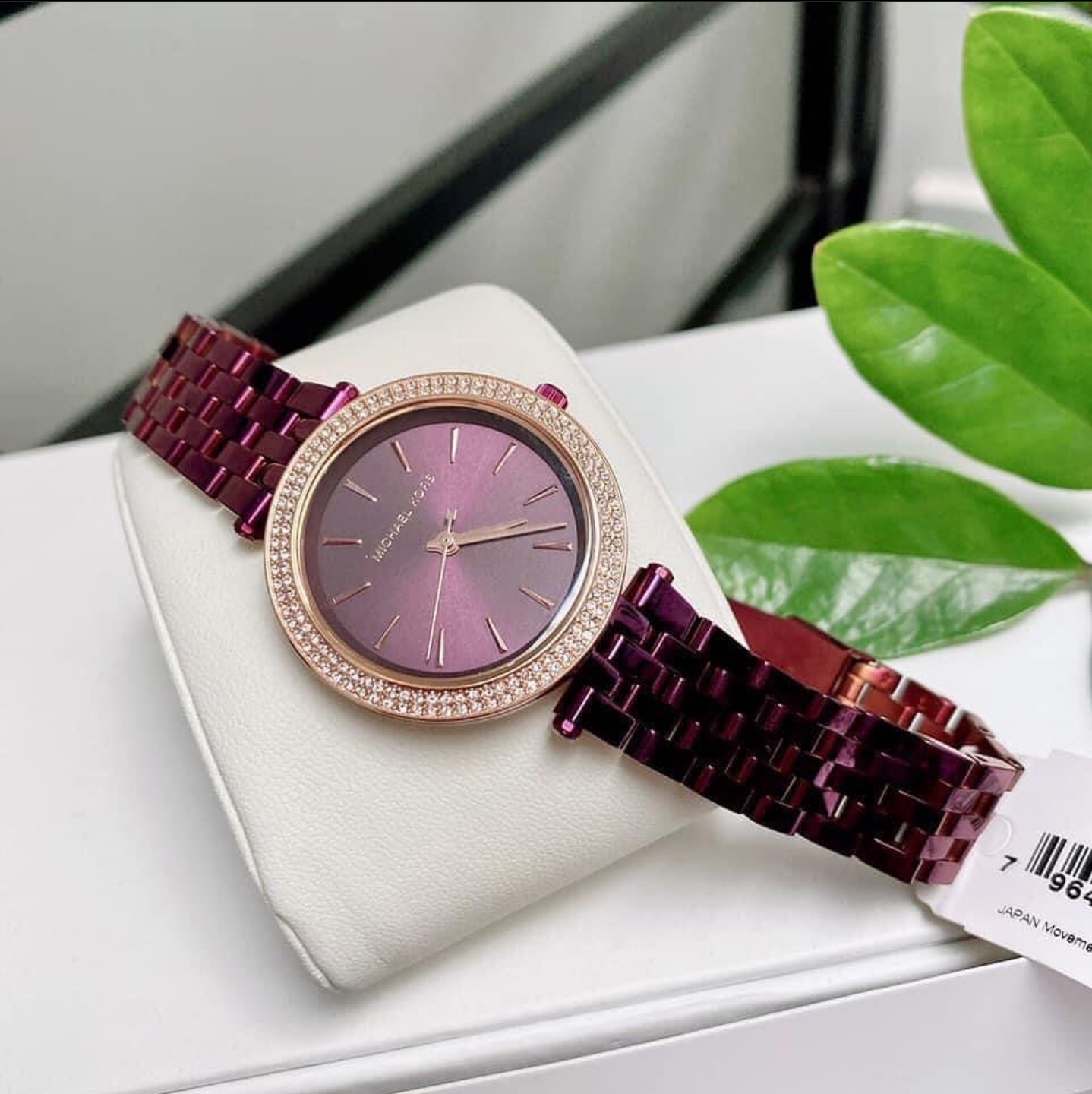 Michael kors darci plum watch hotsell