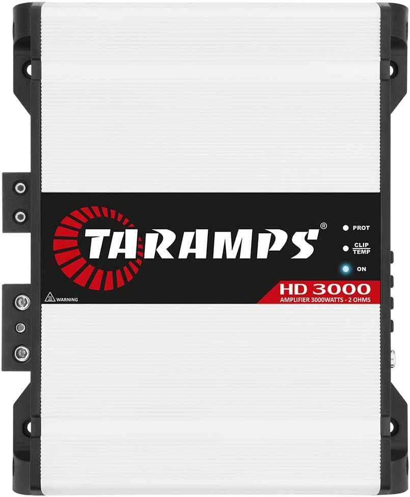 Taramps HD 2000 1 Channel 2000 Watts RMS Amplifier 1 Ohm Car Audio