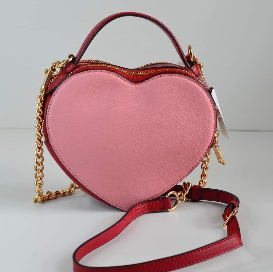 Coach+C6952+Heart+Women%27s+Crossbody+Bag+-+Pink for sale online