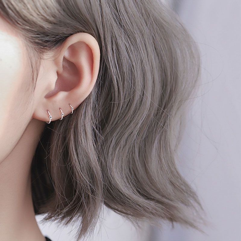 Minimalist on sale helix earrings