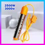 Portable 3000W Immersion Water Heater - Stainless Steel (COD)