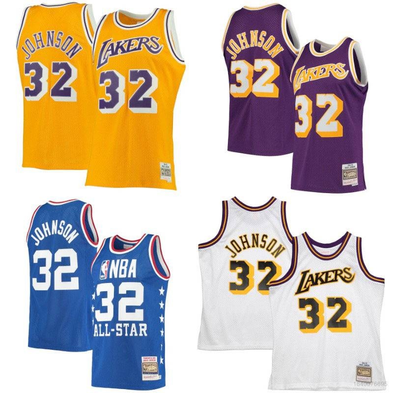 Mitchell & Ness Men's 1984 Los Angeles Lakers Magic Johnson #32