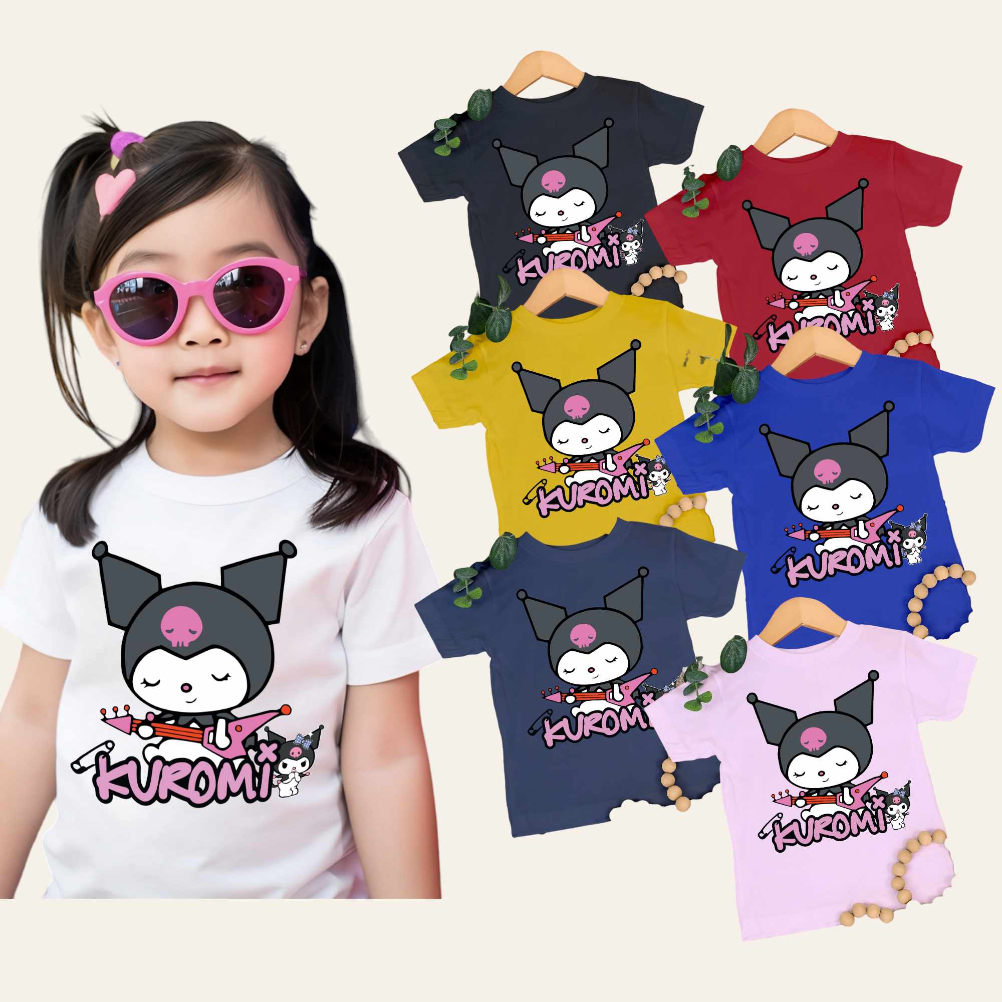 Cheap Clothes Y2k T-shirt Street Aesthetics T-shirt Cartoon Kuromi T-shirt  Hello Kitty Saying Print T-shirt Street Rock T-shirt Harajuku T-shirt Shirt  Spot Stock Free Shipping Women's Apparel