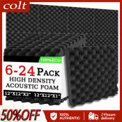 COD 30x30cm Acoustic Foam Panels – 12pcs Soundproofing Set