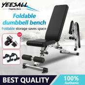 Yeesall Folding Dumbbell Bench: Adjustable Fitness Equipment (Same Day Delivery)